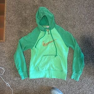 Nike Mint and Emerald Hoodie
